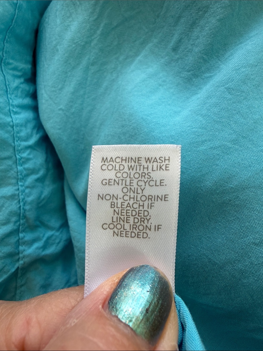 J Jill Sleeveless Colorblock Maxi Dress Pockets Teal Blue Green LP - Picture 10 of 11